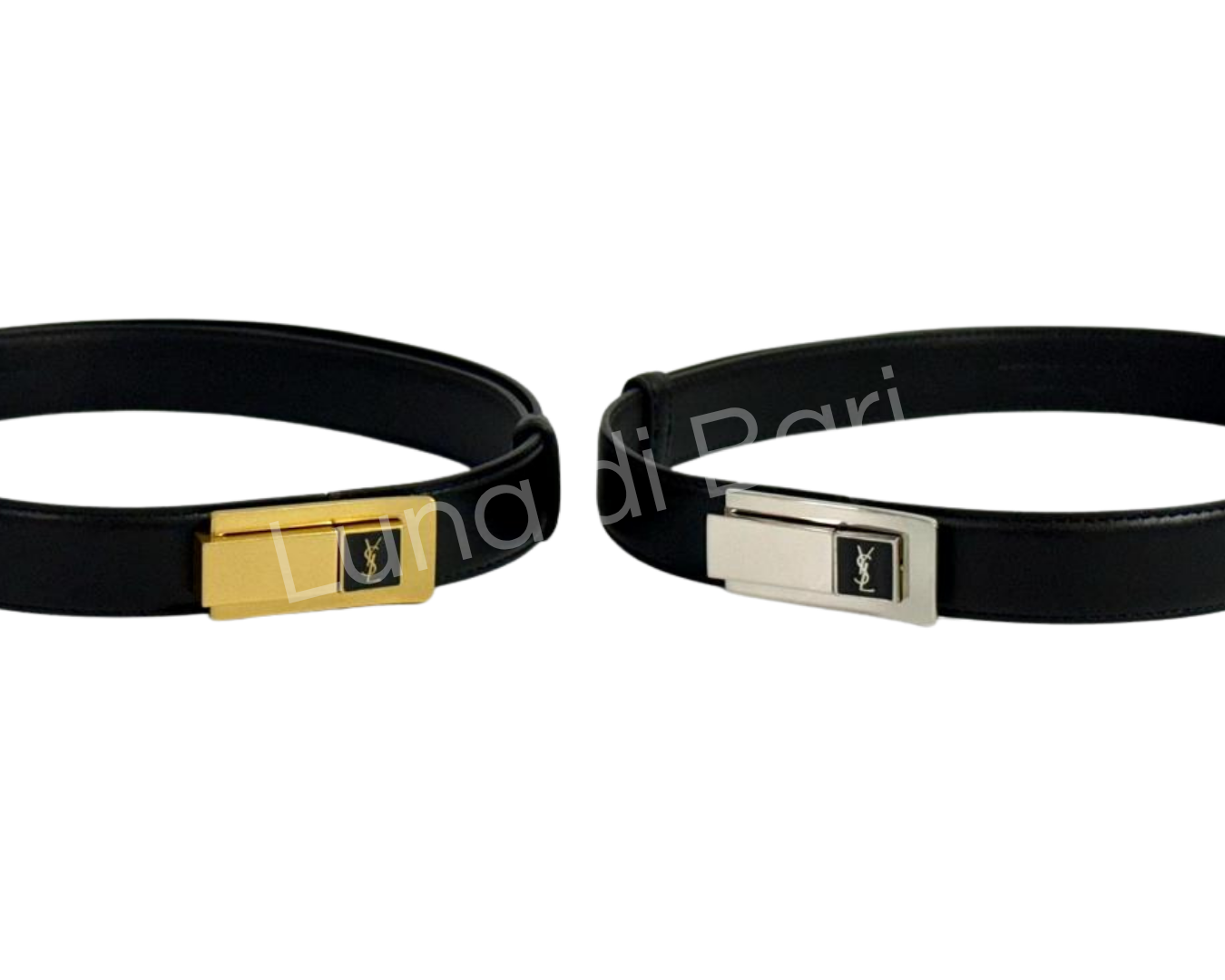 Cinto Couro Clássico Fivela Monograma 3/2 cm | YSL - Imagem 14