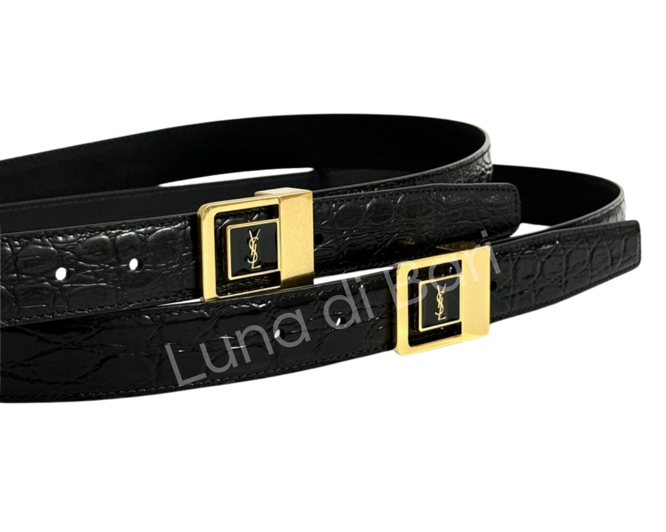 Cinto Couro Clássico Fivela Monograma 3/2 cm | YSL - Imagem 7