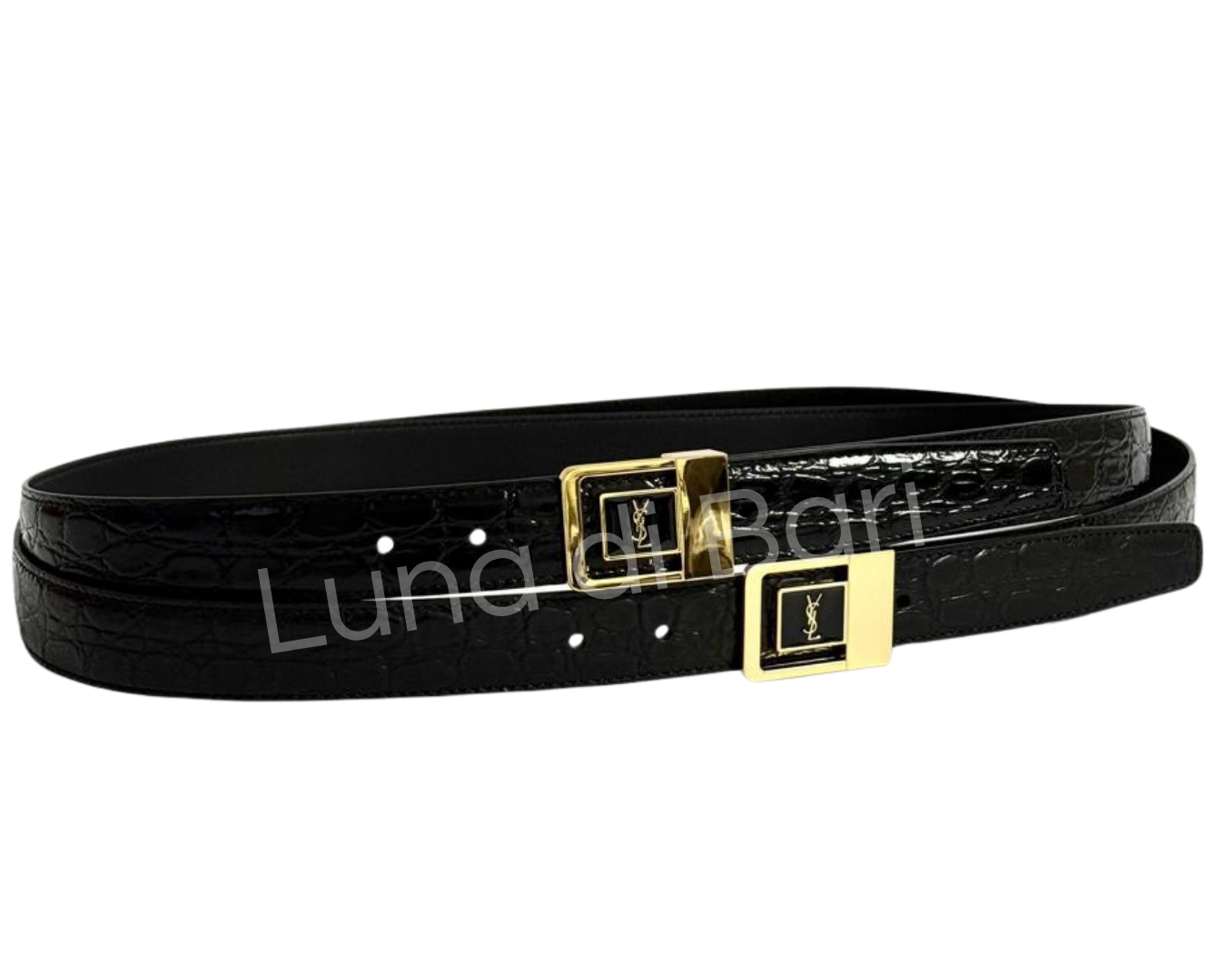 Cinto Couro Clássico Fivela Monograma 3/2 cm | YSL - Imagem 10