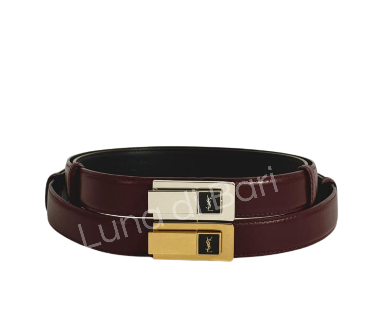 Cinto Couro Clássico Fivela Monograma 3/2 cm | YSL - Imagem 12