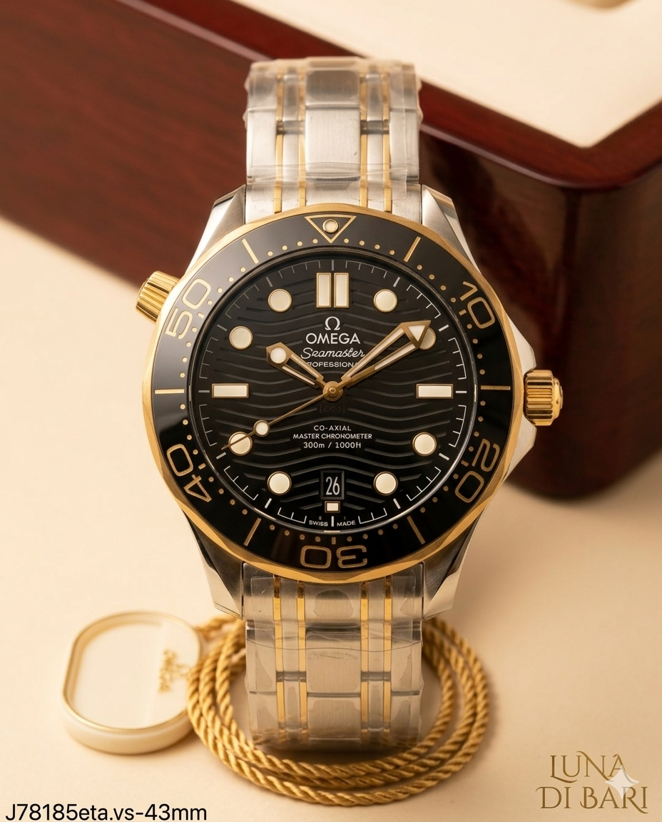 Omega Seamaster Diver 300 M Gold Steel