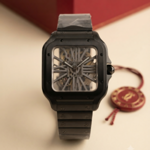 Cartier Santos Skeleton Black