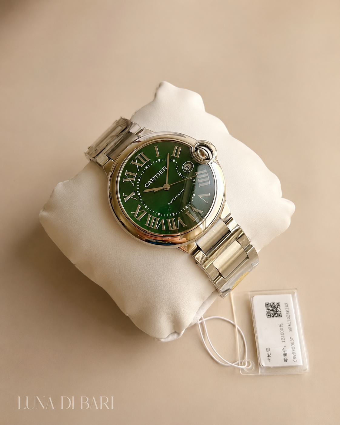 Cartier Ballon Bleu Green Dial