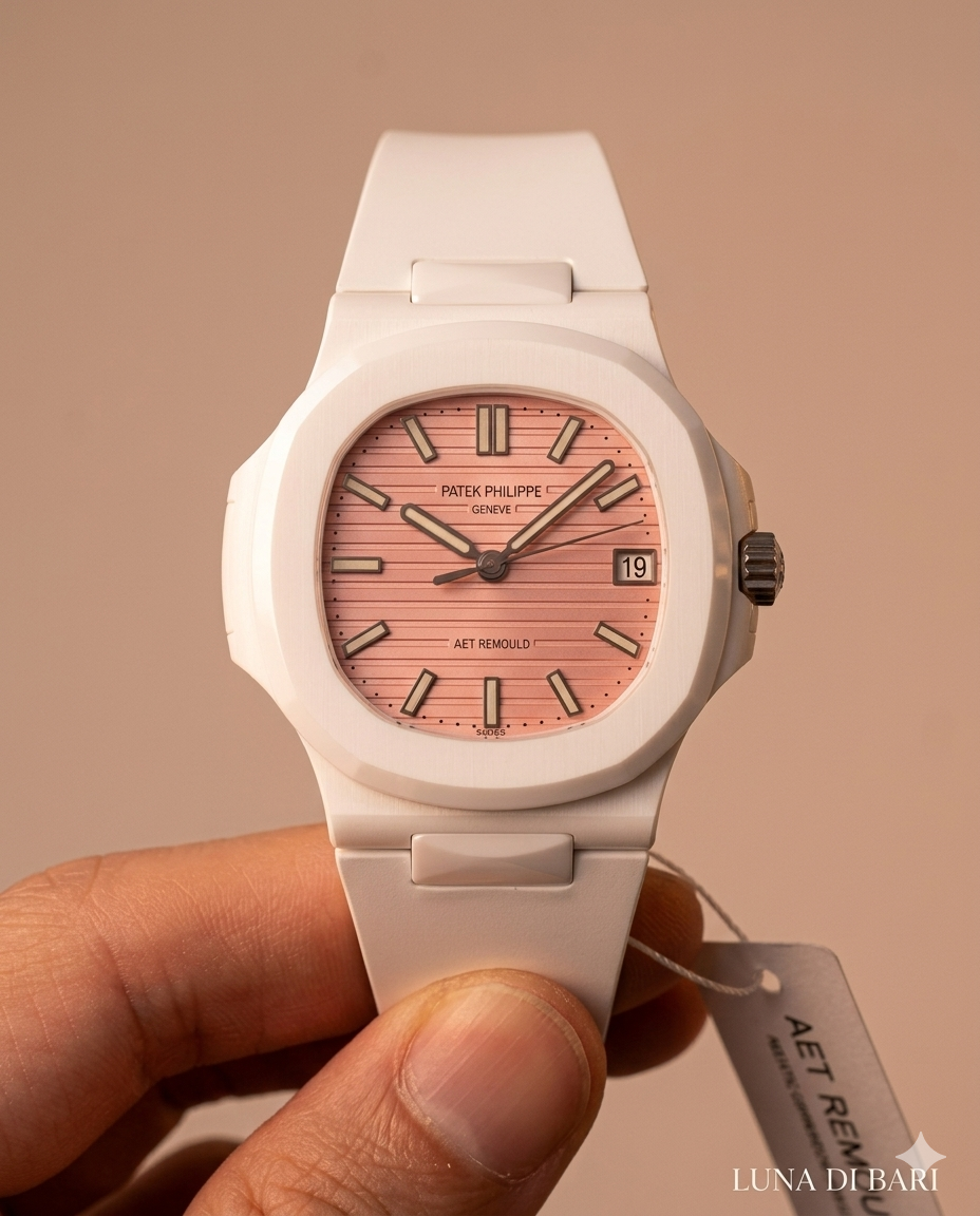 Nautilus Tiffany cerâmica Pink